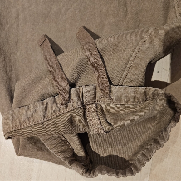 Madewell Garment-Dyed Brown Low-Slung Straight Cargo Pants in Rustic Wood sz 29 - Picture 8 of 14